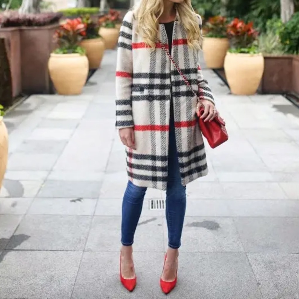 Storets Plaid Coat